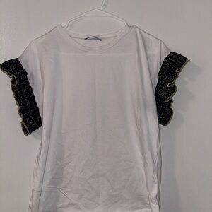 Zara Crisp White T-Shirt